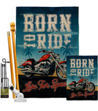 Born To Ride - Vehicle Interests Vertical Impressions Decorative Flags HG115181 Made In USA