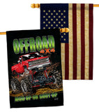 Offroad - Vehicle Interests Vertical Impressions Decorative Flags HG130408 Made In USA