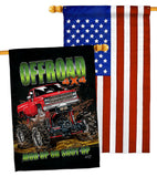 Offroad - Vehicle Interests Vertical Impressions Decorative Flags HG130408 Made In USA