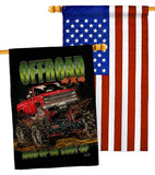 Offroad - Vehicle Interests Vertical Impressions Decorative Flags HG130408 Made In USA