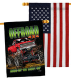 Offroad - Vehicle Interests Vertical Impressions Decorative Flags HG130408 Made In USA