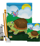 Turtle - Wildlife Nature Vertical Impressions Decorative Flags HG110040 Imported