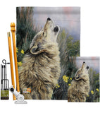 The Call - Wildlife Nature Vertical Impressions Decorative Flags HG110059 Made In USA