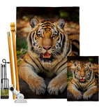 Tiger - Wildlife Nature Vertical Impressions Decorative Flags HG110279 Made In USA