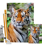 Life Of Tiger - Wildlife Nature Vertical Impressions Decorative Flags HG110281 Made In USA