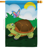 Turtle - Wildlife Nature Vertical Impressions Decorative Flags HG110040 Imported