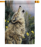 The Call - Wildlife Nature Vertical Impressions Decorative Flags HG110059 Made In USA