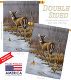 On Alert - Wildlife Nature Vertical Impressions Decorative Flags HG110062 Made In USA