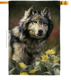 Wild Spirit - Wildlife Nature Vertical Impressions Decorative Flags HG110083 Made In USA