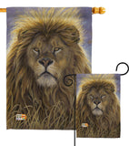 Lion - Wildlife Nature Vertical Impressions Decorative Flags HG110096 Made In USA