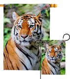 Life Of Tiger - Wildlife Nature Vertical Impressions Decorative Flags HG110281 Made In USA