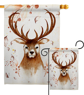 My Deer - Wildlife Nature Vertical Impressions Decorative Flags HG137601 Made In USA