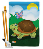 Turtle - Wildlife Nature Vertical Impressions Decorative Flags HG110040 Imported