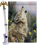 The Call - Wildlife Nature Vertical Impressions Decorative Flags HG110059 Made In USA