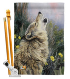 The Call - Wildlife Nature Vertical Impressions Decorative Flags HG110059 Made In USA