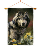 Wild Spirit - Wildlife Nature Vertical Impressions Decorative Flags HG110083 Made In USA