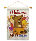 Nut House - Wildlife Nature Vertical Impressions Decorative Flags HG110087 Made In USA