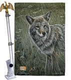 Coyote - Wildlife Nature Vertical Impressions Decorative Flags HG110089 Made In USA