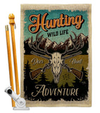 Wild Life Adventure - Wildlife Nature Vertical Impressions Decorative Flags HG110272 Made In USA