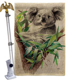 Koala - Wildlife Nature Vertical Impressions Decorative Flags HG110275 Made In USA