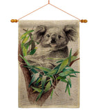 Koala - Wildlife Nature Vertical Impressions Decorative Flags HG110275 Made In USA