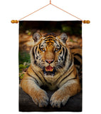 Tiger - Wildlife Nature Vertical Impressions Decorative Flags HG110279 Made In USA