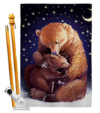 Mama Bear Love - Wildlife Nature Vertical Impressions Decorative Flags HG137553 Made In USA