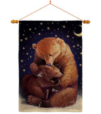Mama Bear Love - Wildlife Nature Vertical Impressions Decorative Flags HG137553 Made In USA