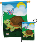 Turtle - Wildlife Nature Vertical Impressions Decorative Flags HG110040 Imported