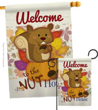 Nut House - Wildlife Nature Vertical Impressions Decorative Flags HG110087 Made In USA