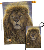 Lion - Wildlife Nature Vertical Impressions Decorative Flags HG110096 Made In USA