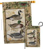 Ducks and Geese - Wildlife Nature Vertical Impressions Decorative Flags HG110108 Made In USA