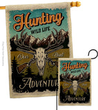 Wild Life Adventure - Wildlife Nature Vertical Impressions Decorative Flags HG110272 Made In USA