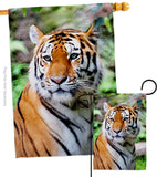 Life Of Tiger - Wildlife Nature Vertical Impressions Decorative Flags HG110281 Made In USA