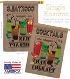 Cocktails are Cheaper - Wine Happy Hour & Drinks Vertical Impressions Decorative Flags HG117035 Made In USA