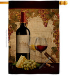 Winery - Wine Happy Hour & Drinks Vertical Impressions Decorative Flags HG117069 Made In USA