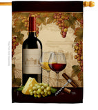 Winery - Wine Happy Hour & Drinks Vertical Impressions Decorative Flags HG117069 Made In USA