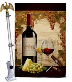 Winery - Wine Happy Hour & Drinks Vertical Impressions Decorative Flags HG117069 Made In USA