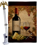 Winery - Wine Happy Hour & Drinks Vertical Impressions Decorative Flags HG117069 Made In USA