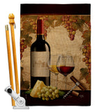 Winery - Wine Happy Hour & Drinks Vertical Impressions Decorative Flags HG117069 Made In USA