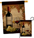 Winery - Wine Happy Hour & Drinks Vertical Impressions Decorative Flags HG117069 Made In USA