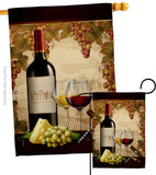 Winery - Wine Happy Hour & Drinks Vertical Impressions Decorative Flags HG117069 Made In USA