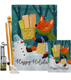 Ready for Holiday - Winter Wonderland Winter Vertical Impressions Decorative Flags HG130298 Made In USA