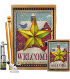 Welcome Winter Farm - Winter Wonderland Winter Vertical Impressions Decorative Flags HG191072 Made In USA