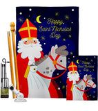 Saint Nicholas Day - Winter Wonderland Winter Vertical Impressions Decorative Flags HG192690 Made In USA