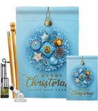 Snowflake Ornament - Winter Wonderland Winter Vertical Impressions Decorative Flags HG192699 Made In USA