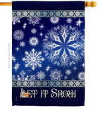 Let It Snow Dream - Winter Wonderland Winter Vertical Impressions Decorative Flags HG114076 Imported