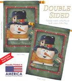 Winter Friends - Winter Wonderland Winter Vertical Impressions Decorative Flags HG114092 Made In USA