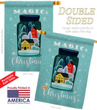 Magic Chritmas - Winter Wonderland Winter Vertical Impressions Decorative Flags HG130293 Made In USA