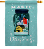 Magic Chritmas - Winter Wonderland Winter Vertical Impressions Decorative Flags HG130293 Made In USA